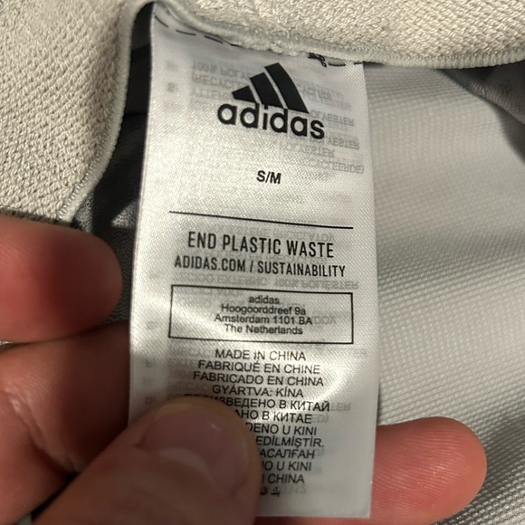 ADIDAS WIDE-BRIM GOLF SUN HAT | Color: Gray | Size S/M - Picture 8 of 10